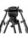 E-Image 2-Stage Aluminum Tripod Kit w/ Dolly (33 lbs Payload)