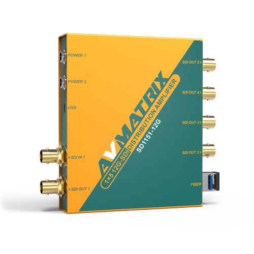 AVMatrix SD1151-12G 1x5 12G-SDI Distribution Amplifier