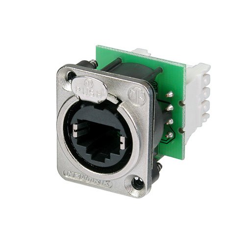 Neutrik NE8FDV-Y110 RJ45 Ethercon Female 110 Punch D-Type