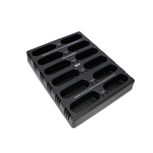 Williams AV Body Pack Charger - 12 Bay