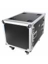 ProX 10U, 24 Inch Depth Rack Mount Case with Wheels