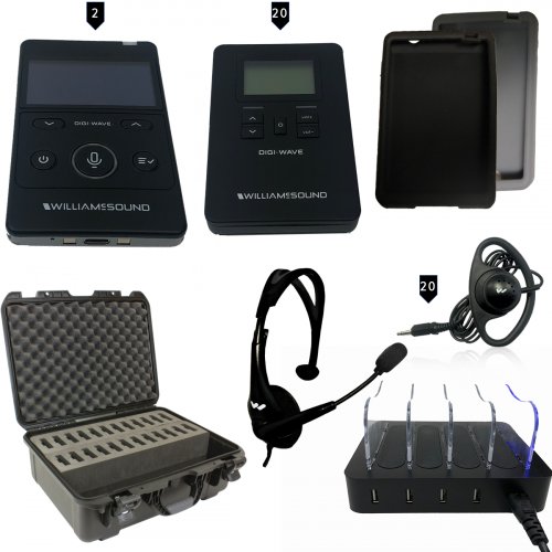 Williams AV Digi-Wave 400 Language Interpretation System - (2 Tx - 20 Rx)