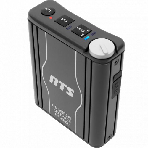Telex BP-5000 Dual-Channel Beltpack (4-Pin Female)