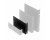 AVShop Universal 2U Rear Rack Bracket for Non-Rack-Eared Shelves (Pair)
