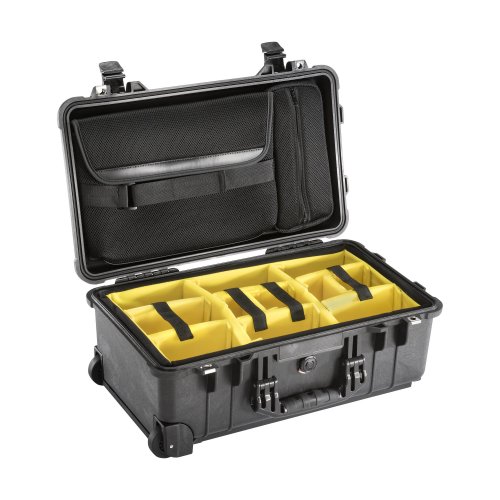 Pelican 1510SC Carry-On Studio Case w/ Dividers - Black
