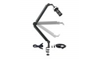 Sontronics Voicecasting Pack w/Podcast Pro Microphone - Black