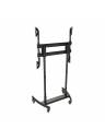 Premier Mounts Large Format Mobile Cart for Flat-Panels (300lb Max) - Black