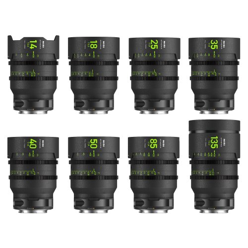 NiSi Optics ATHENA PRIME Full Frame Cinema Lens Master Kit (RF Mount)