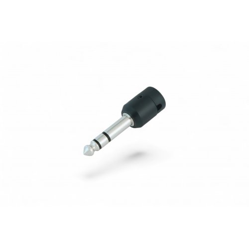 Cable Techniques Low-Profile Right Angle 1/4in TRS w/Standard Cap - Black