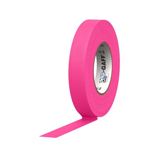 Pro Gaff 1in Cloth Gaffers Tape - Fluorescent Pink