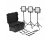 Litepanels Astra IP 1x1 Traveler Trio GM&VM Kit (Standard Yoke)
