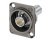 Neutrik NBB75DFIX UHD Ultra HD Isolated BNC Feedthrough D Connector