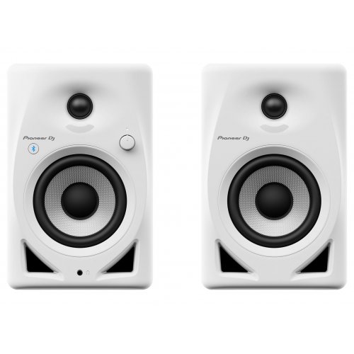 Pioneer DJ DM-40D-BT 4” Desktop Monitor System with Bluetooth (White)