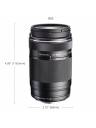Olympus M.ZUIKO ED 75-300MM F4.8-6.7 II Lens (Open Box)