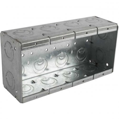 RTS 4-GANG BOX DSP4K-F Flush Mount Electrical Box