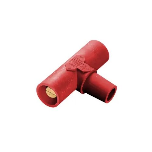 Hubbell HBLPTR Camlock T Splitter ( Female / Male / Male ) - Red