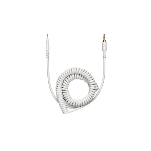 Audio Technica HP-CC-WH M-Series Cable - Coiled (White)
