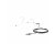 Sennheiser Headmic 4 Polarized Condenser Mic w/ 3-Pin Connector - Silver