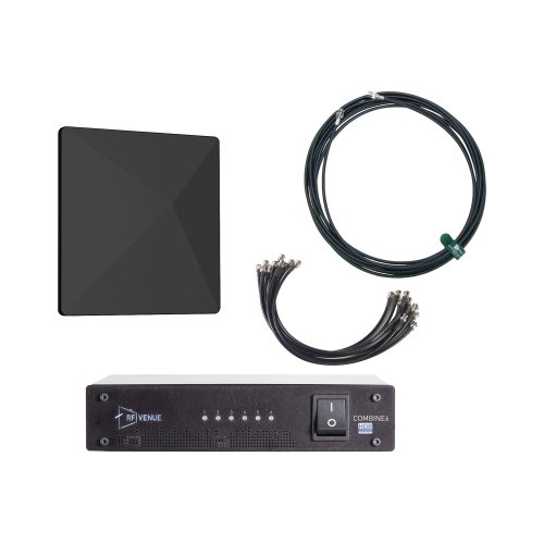 RF Venue COMBINE6 HDR Monitor Pack w/ CP Architectural Antenna & Cable (Black)