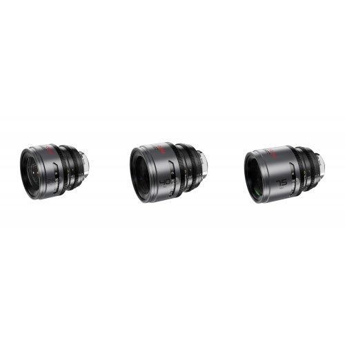 DZOFilm Pavo 28/40/75mm 2x Anamorphic Lens Kit w/ PL&EF Mounts (Neutral Coating)