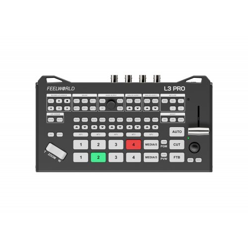 Feelworld L3 PRO 9ch Live Stream Video Mixer/Switcher/Recorder