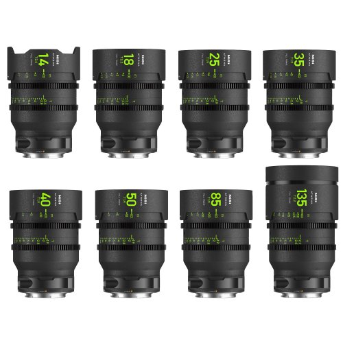 NiSi Optics ATHENA PRIME Full Frame Cinema Lens Master Kit (L Mount)