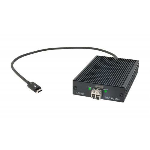 Sonnet Solo10G SFP+ 10Gb Thunderbolt to Ethernet Adapter w/ SFP+ Transceiver