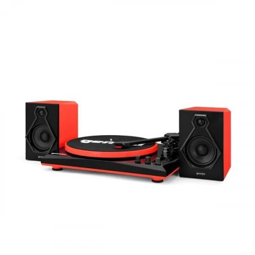 Gemini TT-900 Stereo Turntable System - Black/Red