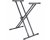 Gator Deluxe Adjustable X-Style Keyboard Stand