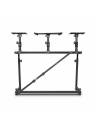 Gravity DJ Desk w/ Adjustable Loudspeaker & Laptop Trays