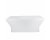 ProX 6 Ft Open Back Spandex Table Cover Scrim - White