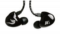JH Audio JH5 Universal 2 Driver/2-Way Crossover IEM - Black