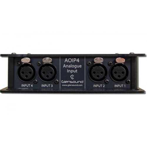 Glensound AoIP4I Four Audio Inputs To Dante / AES67