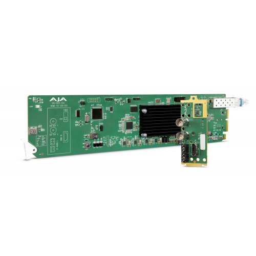 AJA AJA openGear HDMI 2.0 to 12G-SDI Converter with ST Fiber Transmitter