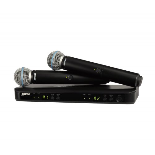 Shure BLX288/B58 Wireless Dual Mic System w/ Beta 58A (Freq: H10)