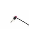 Cable Techniques Low-Profile Right Angle 1/4in TS w/Standard Cap - Purple