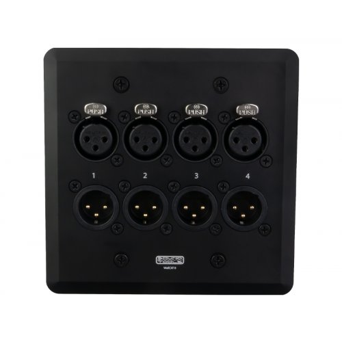 Sound Tools WallCAT 8 Analog Audio Over CAT5 Wall Mount - Black