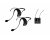 Galaxy Audio EVO-E Water Resistant Wireless Headset Mics & Receiver