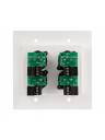 AtlasIED 2-Gang 4 Input XLR Passive Wall Plate