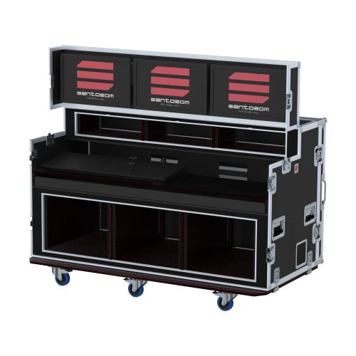 ProX Flight Case for Tricaster TC1 3 Screens 3U + 8U by Santosom