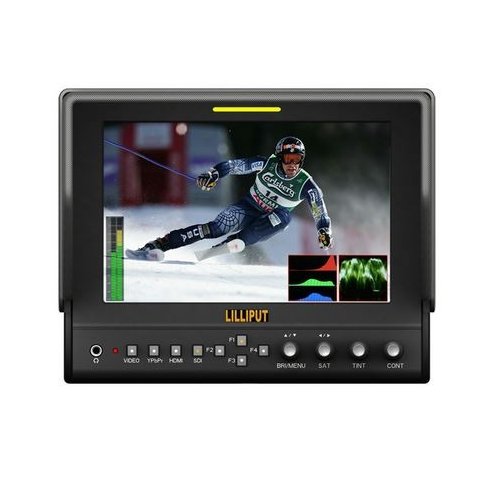 Lilliput 663/O/P2 7in Camera-top Monitor w/ Waveform