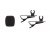 Shure RK376 Windscreen & Tie Clips for CVL
