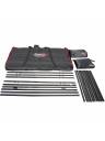 ProX XF-5X3048B 5-Panel DJ Facade (Black Frame)