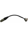 BRTB Neutrik XLR Female to XLR Male Panel Mount Cable - 1 Foot