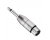 BRTB XLR Female to 1/4in TS Male Adaptor