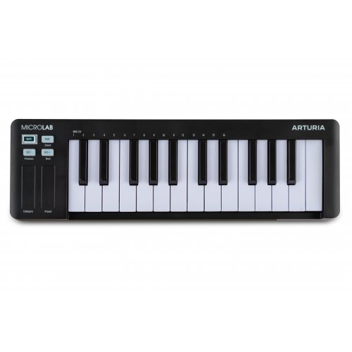 Arturia MicroLab MK3 Universal MIDI Controller - Black
