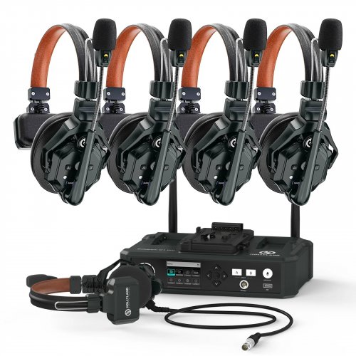 Hollyland Solidcom C1 Pro w/HUB 4 Person Noise Cancelling Headset Intercom
