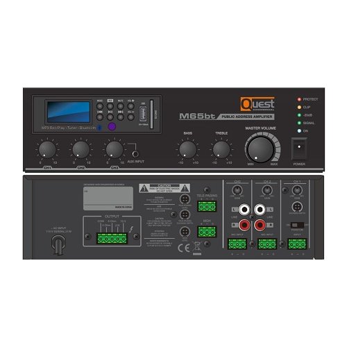 Quest M35bt 35W Compact Mixer-Amplifier with Bluetooth