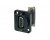 Neutrik NADB9FF-B 9 pole D-SUB feedthrough D-Type Panel Mount (Black)