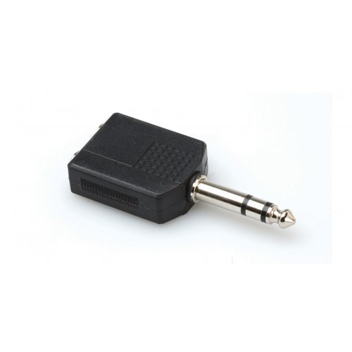 Hosa Dual 1/4in TRS to 1/4in TRS Adaptor